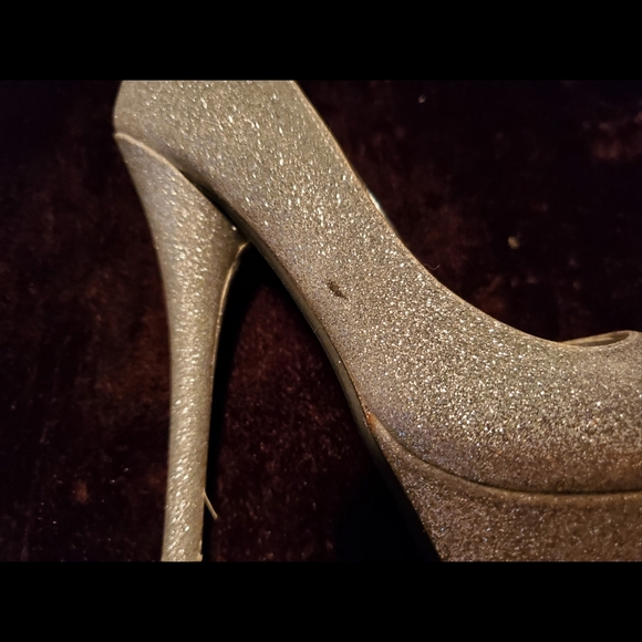 Silver glitter heels - Picture 6 of 6